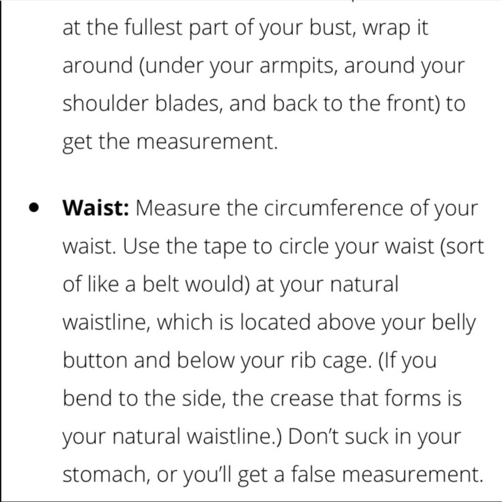 How to Measure 👗👚👕🧥👖📏 - Picture 3 of 5